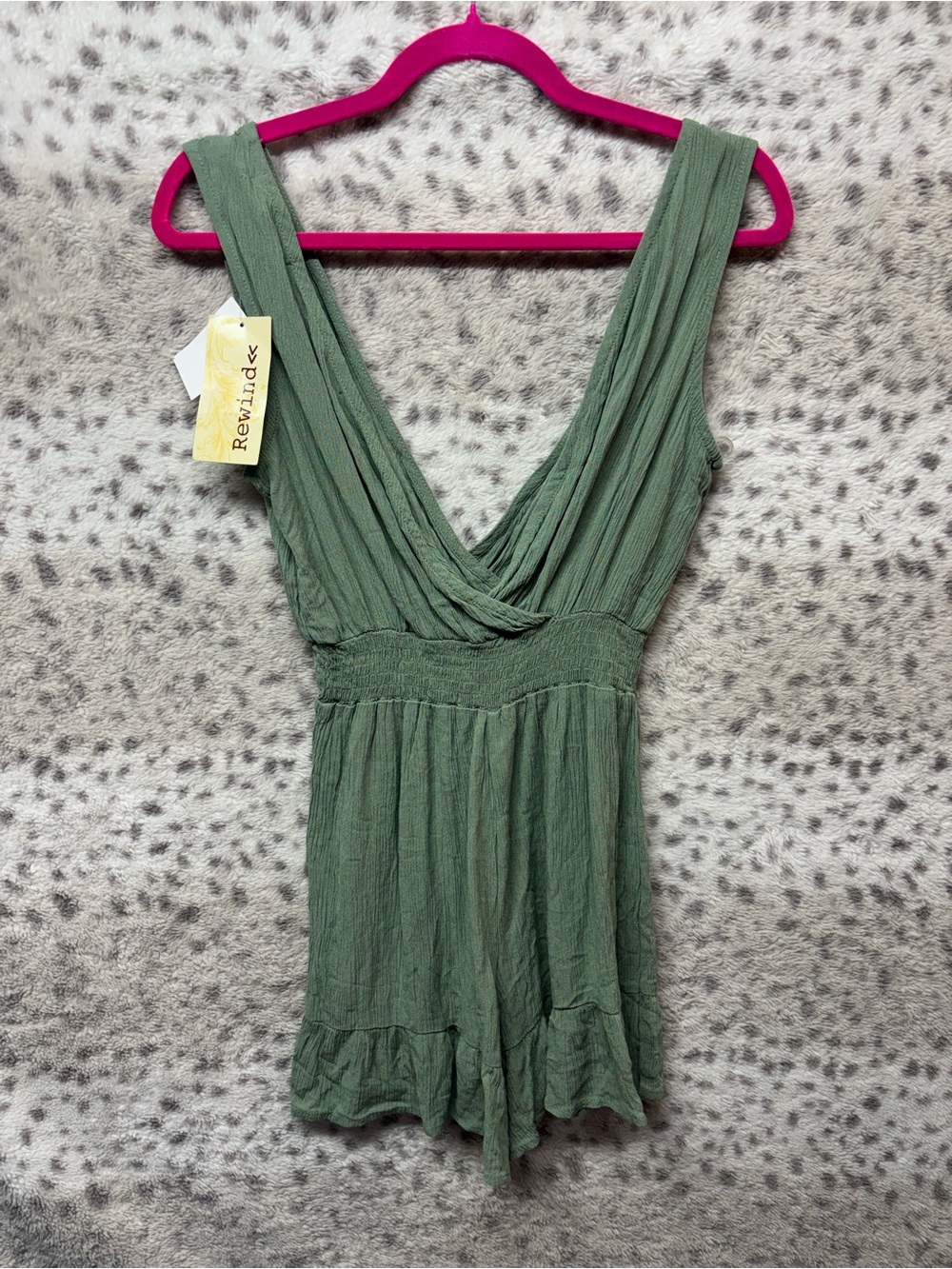 REWIND WRAP TOP ROMPER - Picture 3 of 3